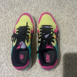 ASICS Kids Multicolor Sneakers with Black Laces